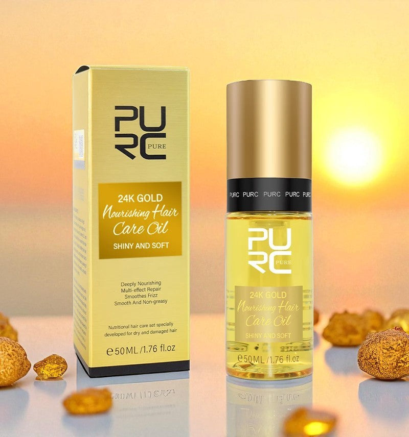 Huile de soin capillaire OR 24K